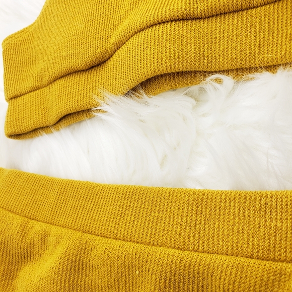 LOV Boutique. Brazilian Gold Ribbed Bikini Set - Picture 10 of 10